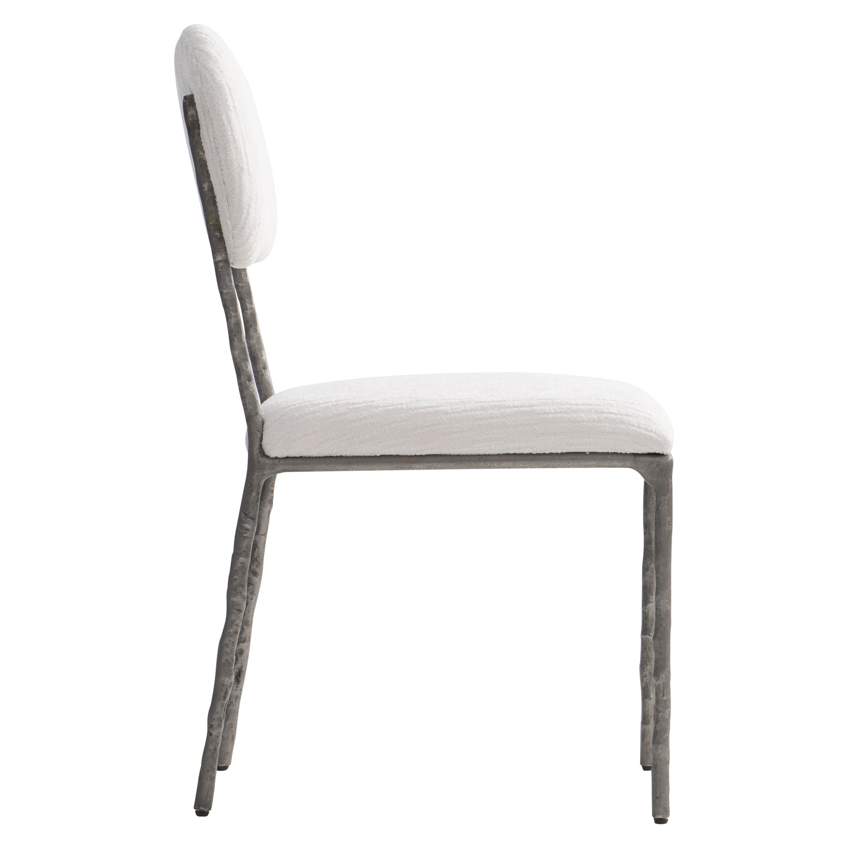 Perissa Graphite/White/Cream Outdoor Side Chair - Ornate Home