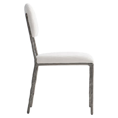 Perissa Graphite/White/Cream Outdoor Side Chair - Ornate Home