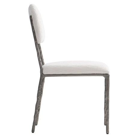 Perissa Graphite/White/Cream Outdoor Side Chair - Ornate Home