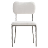 Perissa Graphite/White/Cream Outdoor Side Chair - Ornate Home