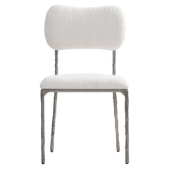 Perissa Graphite/White/Cream Outdoor Side Chair - Ornate Home