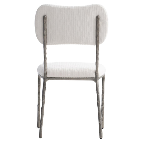 Perissa Graphite/White/Cream Outdoor Side Chair - Ornate Home