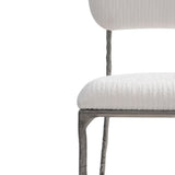 Perissa Graphite/White/Cream Outdoor Side Chair - Ornate Home