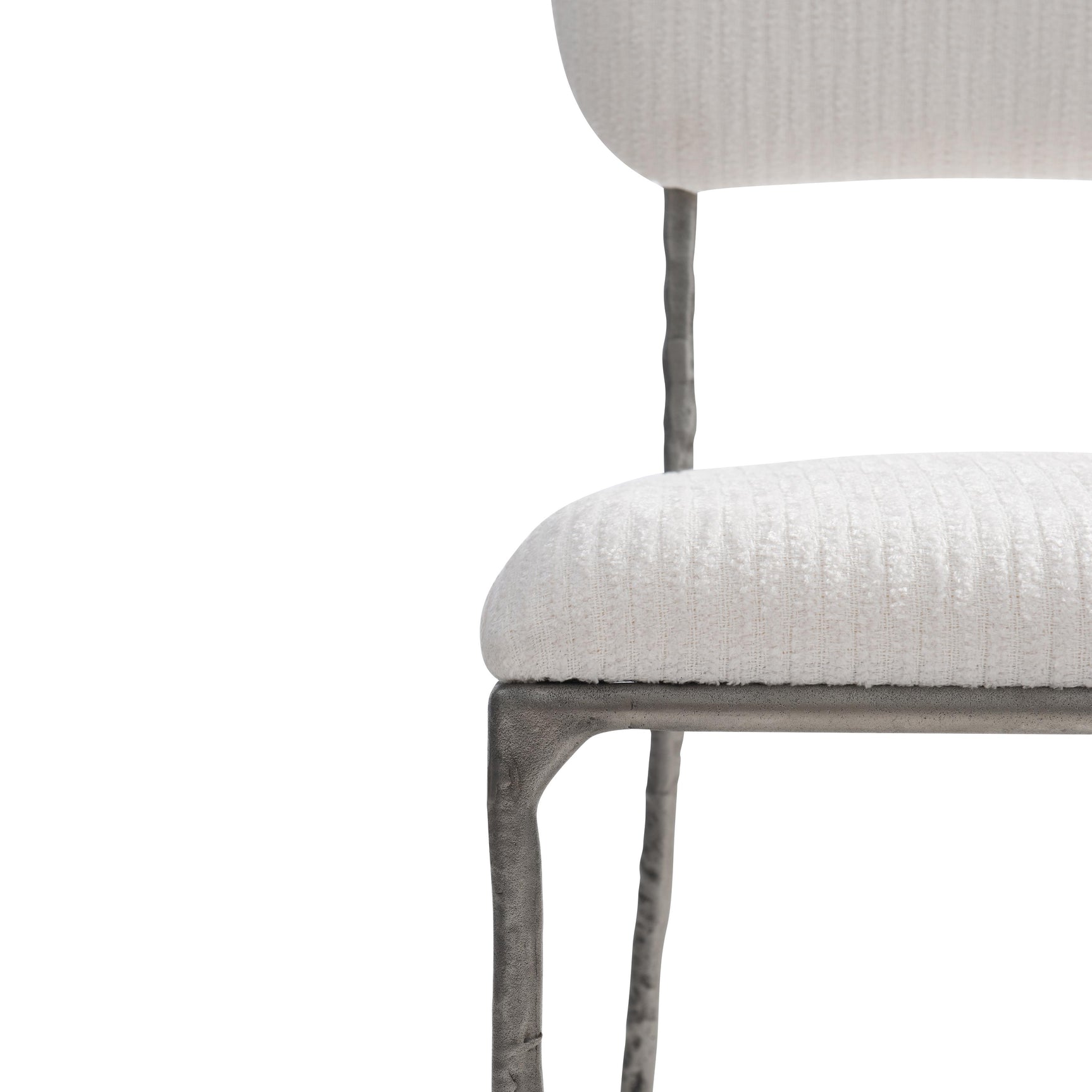 Perissa Graphite/White/Cream Outdoor Side Chair - Ornate Home