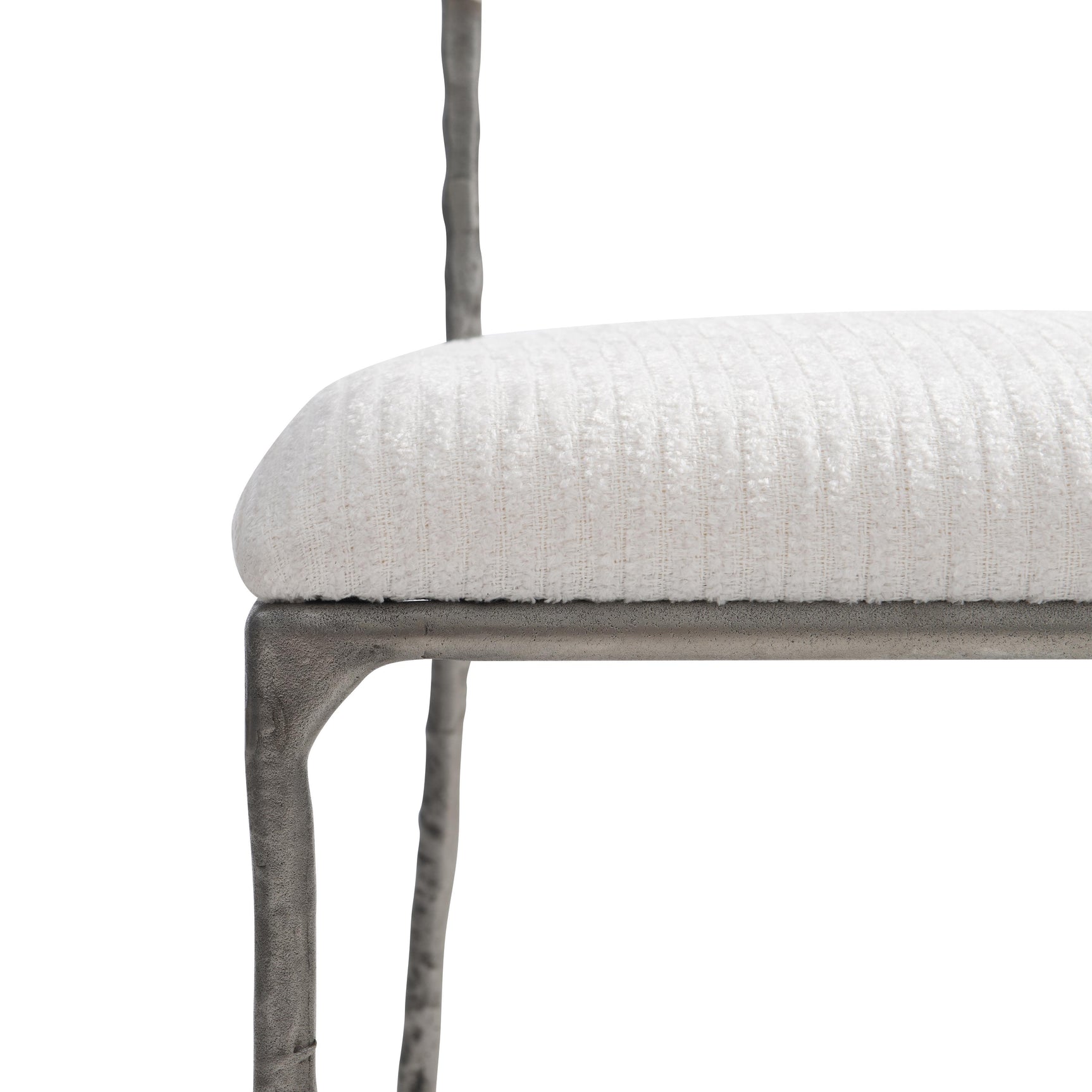 Perissa Graphite/White/Cream Outdoor Side Chair - Ornate Home