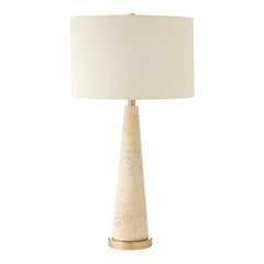 Perkins Brown Travertine Table Lamp - Ornate Home