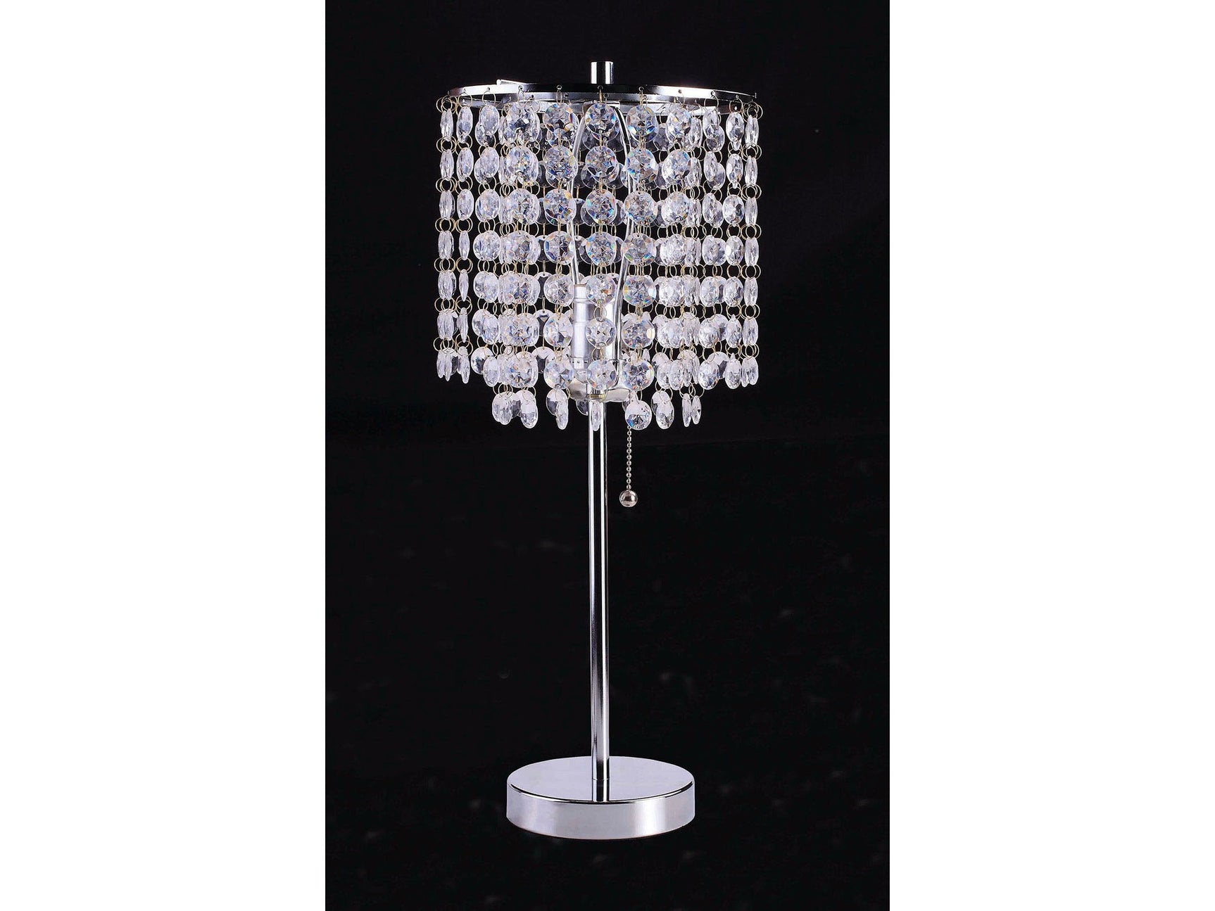 Perla Chrome Table Lamp - Ornate Home