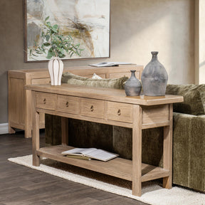 Perle River Sand 75" Rectangular Console Table