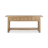 Perle River Sand 75" Rectangular Console Table