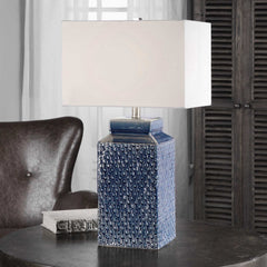 Pero Sapphire Blue Lamp - Ornate Home