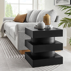 Perpetuate Black Totem End Table - Ornate Home