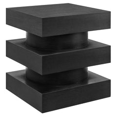 Perpetuate Black Totem End Table - Ornate Home