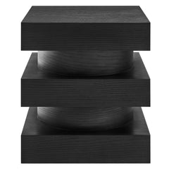 Perpetuate Black Totem End Table - Ornate Home