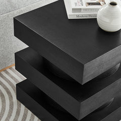 Perpetuate Black Totem End Table - Ornate Home