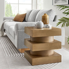 Perpetuate Caramel Ash Totem End Table - Ornate Home