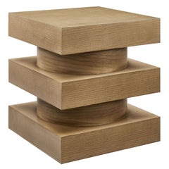 Perpetuate Caramel Ash Totem End Table - Ornate Home