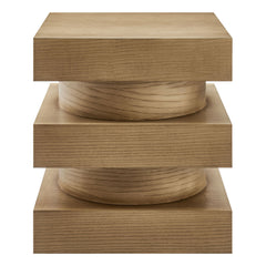Perpetuate Caramel Ash Totem End Table - Ornate Home