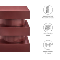 Perpetuate Spiced Apple Totem End Table - Ornate Home