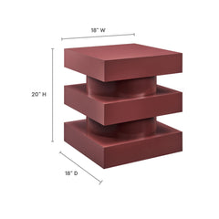 Perpetuate Spiced Apple Totem End Table - Ornate Home
