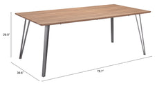 Perpignan Brown Dining Table - Ornate Home