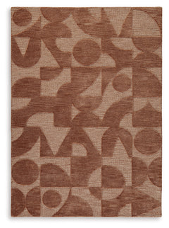 Perrenton Clay 5' x 7' Rug - Ornate Home