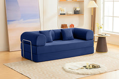 Perri Blue 79" Compressed Sofa - Ornate Home