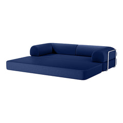 Perri Blue 79" Compressed Sofa - Ornate Home