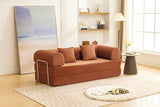 Perri Rustic Brown 79" Compressed Sofa - Ornate Home