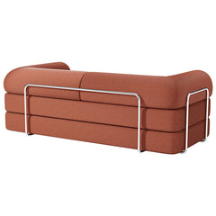Perri Rustic Brown 79" Compressed Sofa - Ornate Home