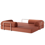 Perri Rustic Brown 79" Compressed Sofa - Ornate Home