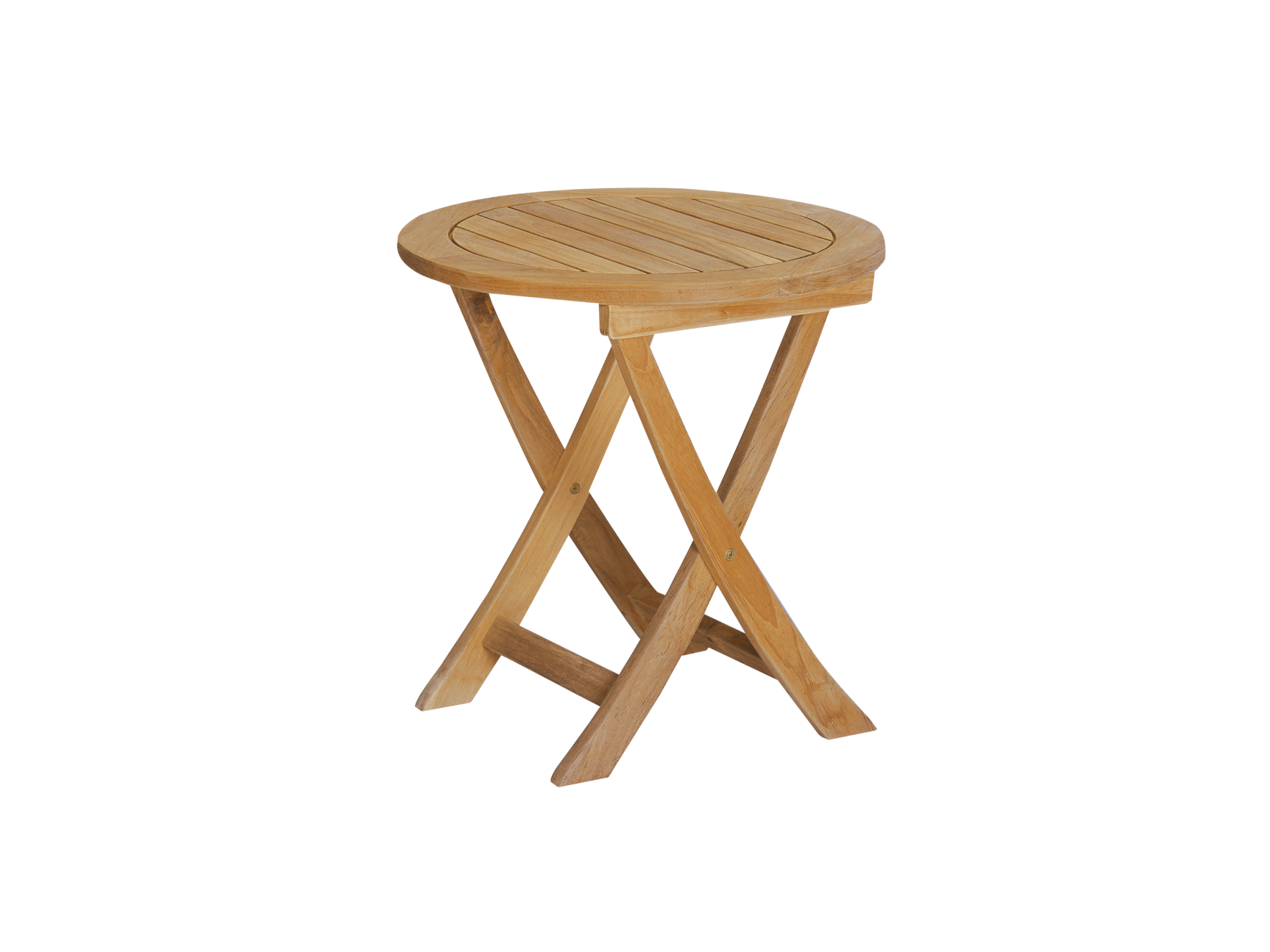 Perrie Round Teak Outdoor Side Table - Ornate Home