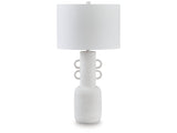 Perringhill Distressed White Table Lamp (Online Special Price) - Ornate Home
