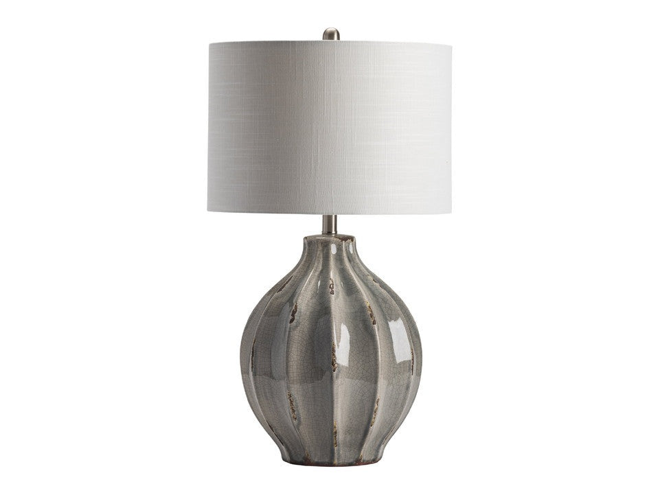 Perry Grey Table Lamp - Ornate Home
