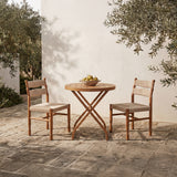 Perry Natural Outdoor Bistro Table - Ornate Home