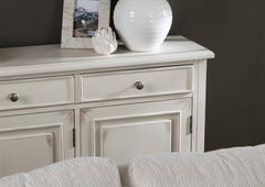 Perry White Sideboard - Ornate Home