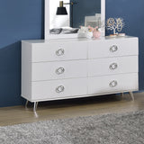 Perse White Dresser - Ornate Home
