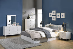 Perse White Dresser - Ornate Home