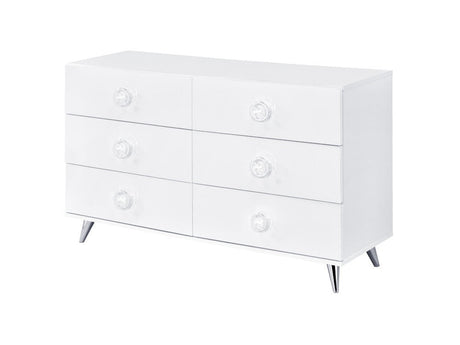 Perse White Dresser - Ornate Home