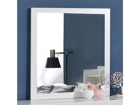 Perse White Mirror - Ornate Home