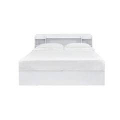 Perse White Queen Platform Bed - Ornate Home