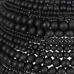 Persephone Black Bead 1 Light Pendant - Ornate Home