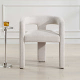 Perspective White Fabric Dining Chair - Ornate Home
