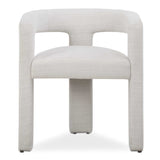 Perspective White Fabric Dining Chair - Ornate Home
