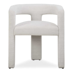 Perspective White Fabric Dining Chair - Ornate Home
