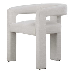 Perspective White Fabric Dining Chair - Ornate Home