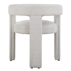 Perspective White Fabric Dining Chair - Ornate Home
