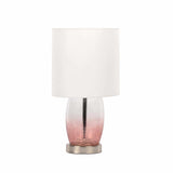 Pertek White Glass Table Lamp - Clearance - Ornate Home