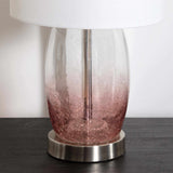 Pertek White Glass Table Lamp - Clearance - Ornate Home