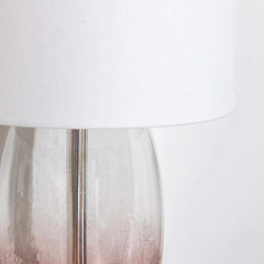 Pertek White Glass Table Lamp - Clearance - Ornate Home