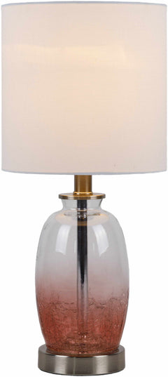 Pertek White Glass Table Lamp - Clearance - Ornate Home
